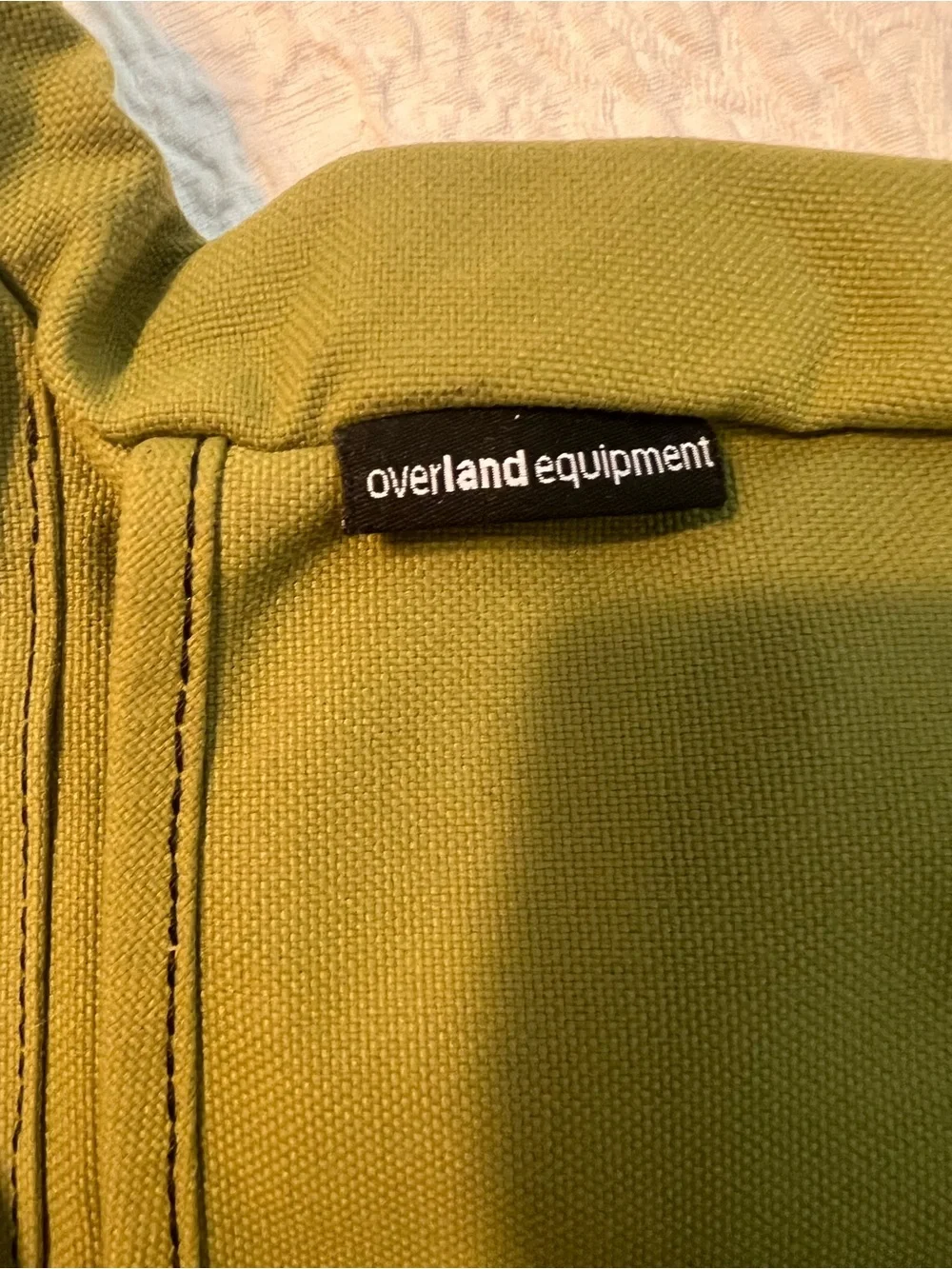 Olive Green Crossbody Sling Bag with Adjustable Strap - Unbranded